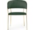 Стул Woodville Kamelia dark green/gold 15317 2