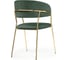 Стул Woodville Kamelia dark green/gold 15317 4