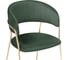 Стул Woodville Kamelia dark green/gold 15317 5