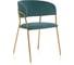 Стул Woodville Kamelia green/gold 11778 1