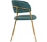 Стул Woodville Kamelia green/gold 11778 2