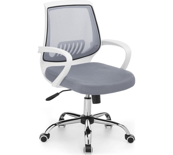 Компьютерное кресло Woodville Ergoplus light gray/white 15209