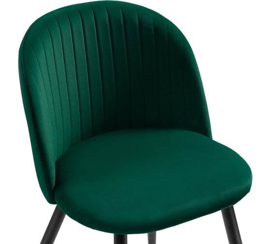 Стул Woodville Gabi 1 dark green/black 15352