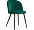 Стул Woodville Gabi 1 dark green/black 15352 1
