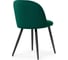 Стул Woodville Gabi 1 dark green/black 15352 4
