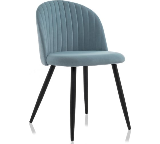 Стул Woodville Gabi 1 light blue/black 15109