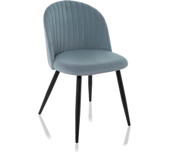 Стул Woodville Gabi 1 light blue/black 15109