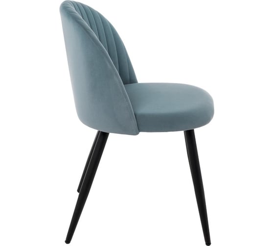 Стул Woodville Gabi 1 light blue/black 15109