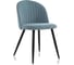 Стул Woodville Gabi 1 light blue/black 15109 1