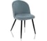 Стул Woodville Gabi 1 light blue/black 15109 2