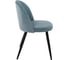 Стул Woodville Gabi 1 light blue/black 15109 4