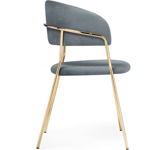 Стул Woodville Kamelia gray / gold 15321