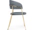 Стул Woodville Kamelia gray / gold 15321 3