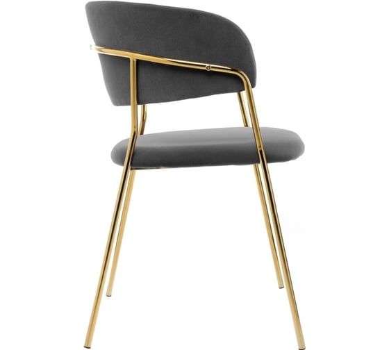 Стул Woodville Kamelia grey/gold 11777