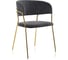 Стул Woodville Kamelia grey/gold 11777 1