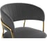 Стул Woodville Kamelia grey/gold 11777 3