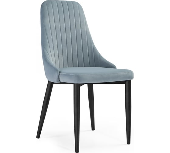 Стул Woodville Kora light blue/black 15104