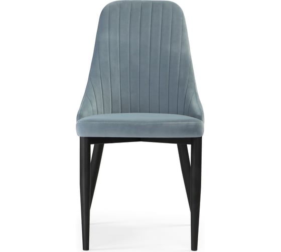 Стул Woodville Kora light blue/black 15104