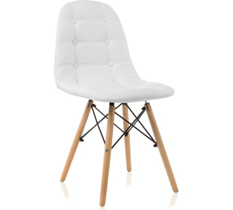 Деревянный стул Woodville Kvadro white 11823