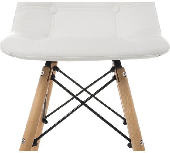 Деревянный стул Woodville Kvadro white 11823