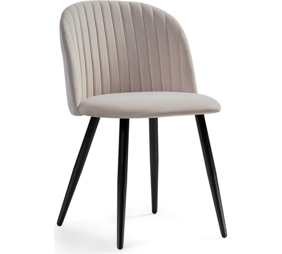 Стул Woodville Gabi 1 latte/black 15350 1