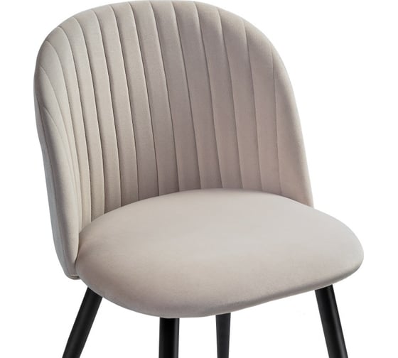 Стул Woodville Gabi 1 latte/black 15350