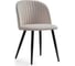 Стул Woodville Gabi 1 latte/black 15350 1