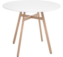 Стол Woodville Skandi 90 белый 11710