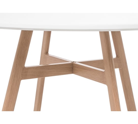 Стол Woodville Skandi 90 белый 11710