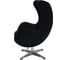 Кресло BRADEX egg chair черный, натуральная кожа FR 0808 4