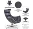 Кресло BRADEX lobster chair черный FR 0574 7