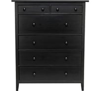 Комод Leset Мира 06 черный 12466-2753