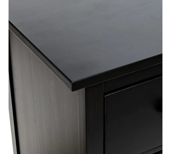 Комод Leset Мира 08 черный 12467-2784