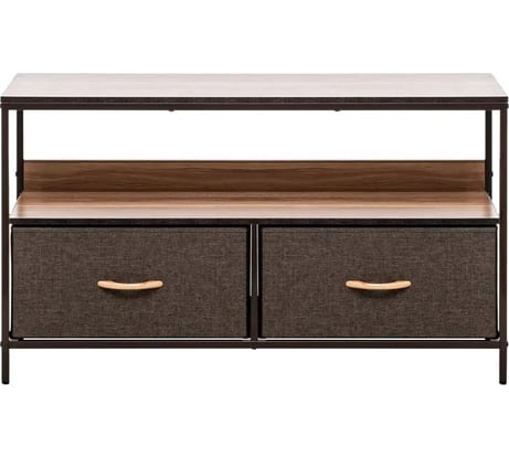 Комод Leset Локи 2 ящика, каркас коричневый, бежевый/светло-коричневый/темно-коричневый LSКБ-00011833