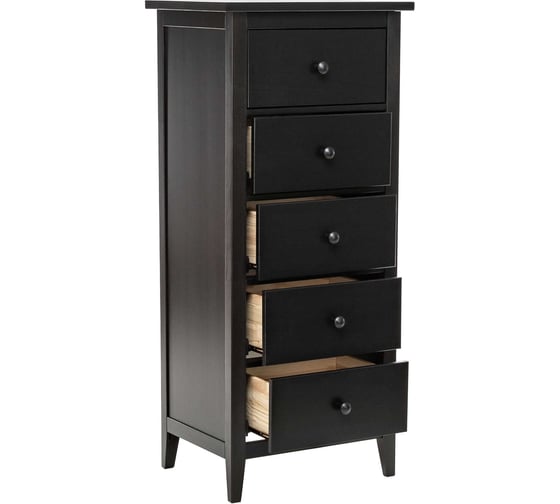 Комод Leset Мира 05 черный 12615-3538