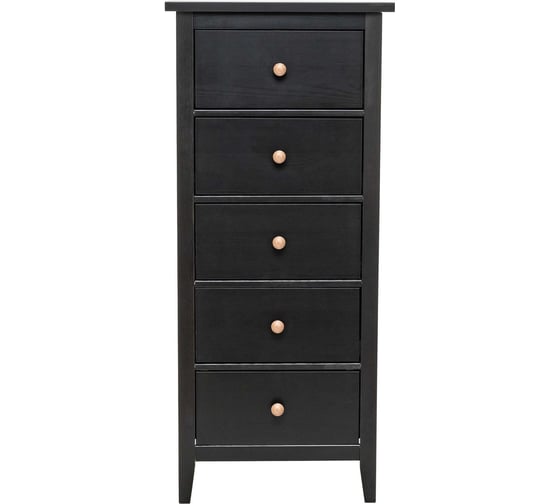 Комод Leset Мира 05 черный 12615-3538