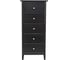 Комод Leset Мира 05 черный 12615-3538 3