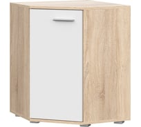 Комод НК-Мебель FUN угловой КД-5 дуб сонома/белый 71336959