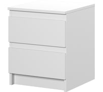 Комод НК-Мебель STERN Т-1 16 мм 2 ящика белый 72674923