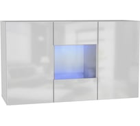 Комод НК-Мебель POINT ТИП-1.2 белый/белый глянец 71774467