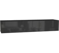 Навесной шкаф НК-Мебель POINT ТИП-30 черный/черный глянец 71774444