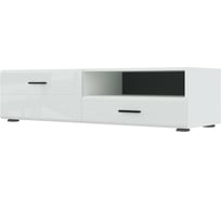 Тумба для ТВ НК-Мебель GLOSS -140 белый/белый глянец 71373138