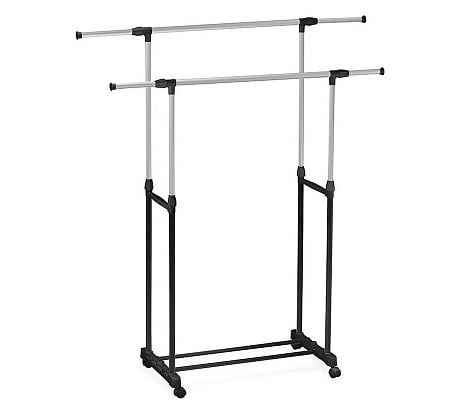 Раздвижная напольная вешалка-стойка Рыжий кот с двумя перекладинами 104926