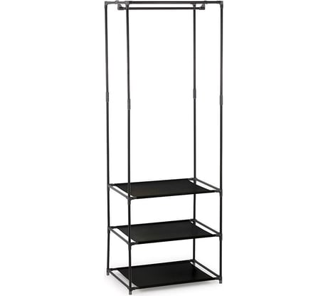 Напольная вешалка-стойка Рыжий кот с полками и перекладиной 104925