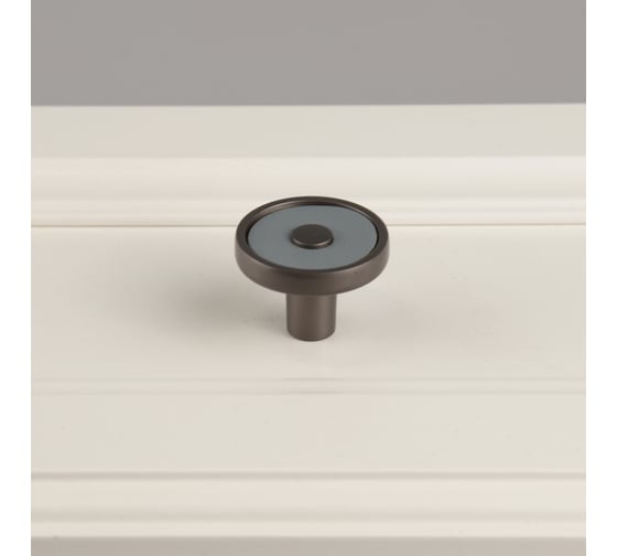 Ручка-кнопка Brante rk.1361.z.knob.grey.blue 96 мм графит-голубой 107211