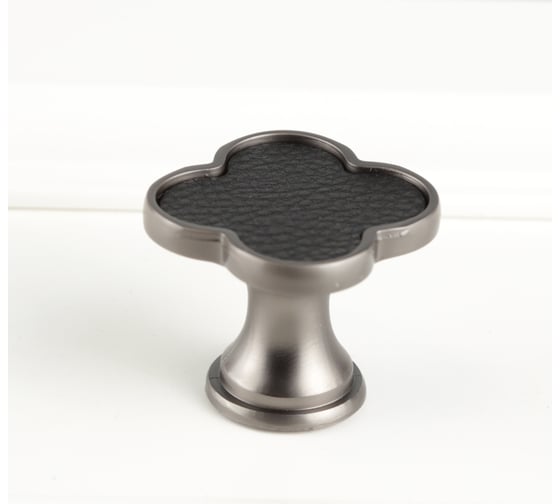 Ручка-кнопка Brante rk.1361.z.knob.grey.black 96 мм графит-черный 107212