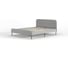 Каркас кровати Металл-Завод MEZA 160x200, обивка серая, каркас черный MB01602001G2 1