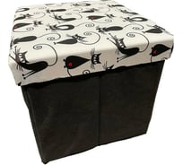 Складной пуф Волшебная страна с отделением для хранения 32x30x30 см 103637