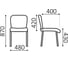 Стулья BRABIX Twins Cf-011 комплект 2 шт, хромированный каркас, ткань, серый 532767 3