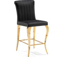 Полубарный стул Woodville Joan black/gold 15388